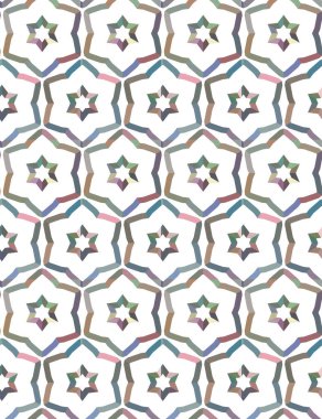 Kusursuz şablon, soyut duvar kağıdı, vektör illüstrasyonu        