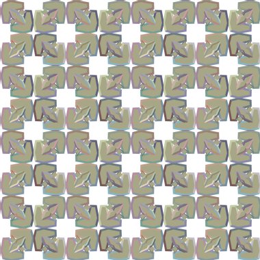 Soyut geometrik şekilli kusursuz desen