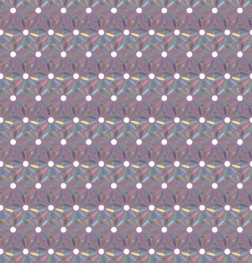 Soyut geometrik şekilli kusursuz desen