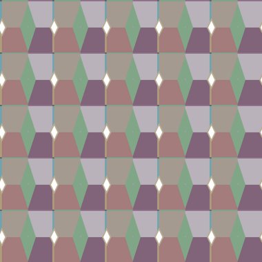 Tekrarlanan geometrik şekilli kusursuz desen, vektör illüstrasyonuName