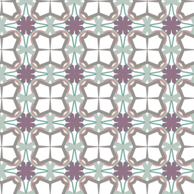 Tekrarlanan geometrik şekilli kusursuz desen, vektör illüstrasyonuName