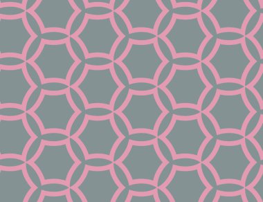 Soyut geometrik şekilli kusursuz desen