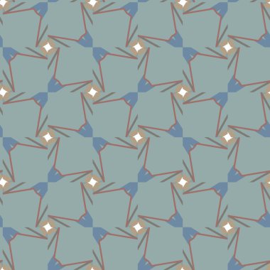 Modern geometrik vektör tasarımı, kusursuz desen çizimi