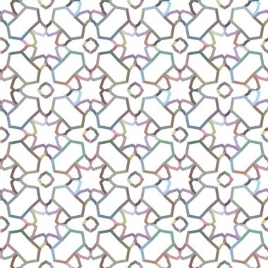 Kusursuz şablon, soyut duvar kağıdı, vektör illüstrasyonu        