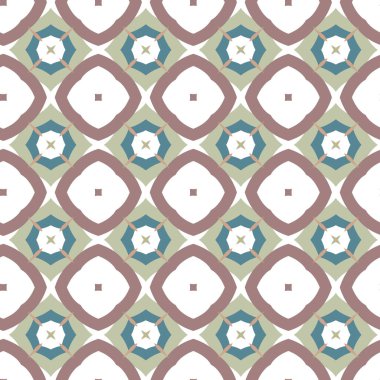 Modern geometrik vektör tasarımı, kusursuz desen çizimi