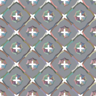 Kusursuz şablon, soyut duvar kağıdı, vektör illüstrasyonu          