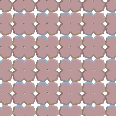 Tekrarlanan geometrik şekilli kusursuz desen, vektör illüstrasyonuName