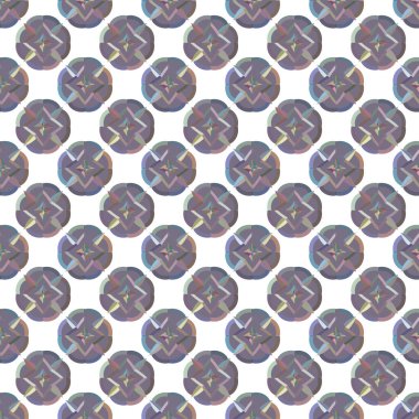 Soyut geometrik şekilli kusursuz desen