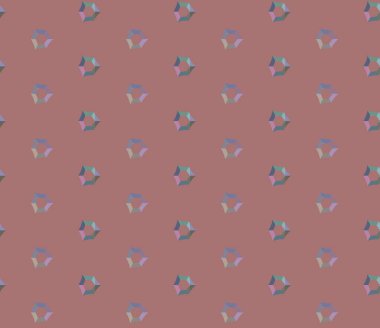 Tekrarlanan geometrik şekilli kusursuz desen, vektör illüstrasyonuName