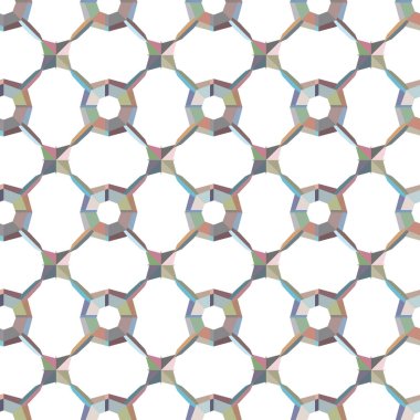 Tekrarlanan geometrik şekilli kusursuz desen, vektör illüstrasyonuName