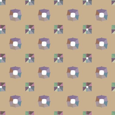 Soyut geometrik şekilli kusursuz desen