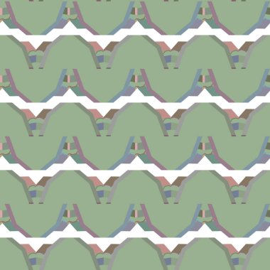 Tekrarlanan geometrik şekilli kusursuz desen, vektör illüstrasyonuName