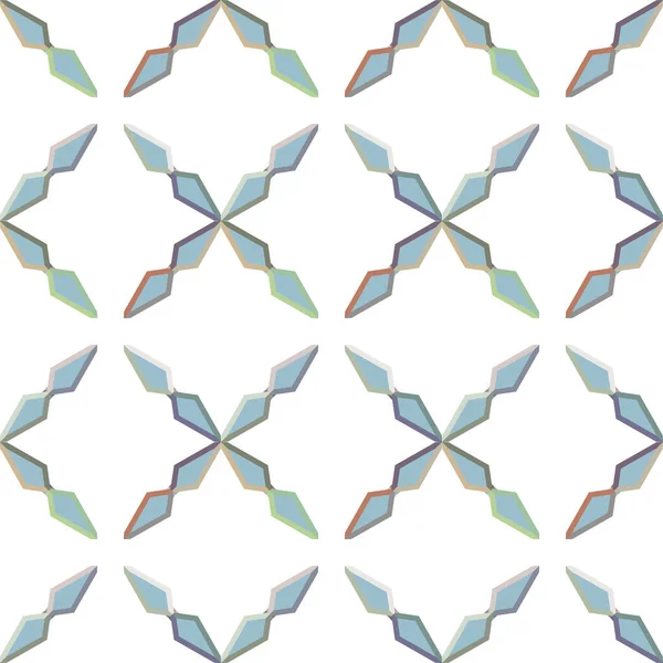 Nahtlose Muster Mit Abstrakten Geometrischen Formen — Stockvektor