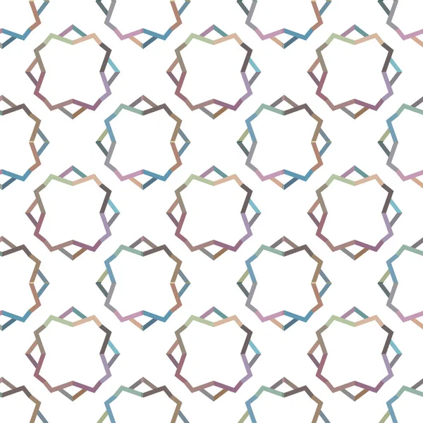 Senza Soluzione Continuità Modello Geometrico Illustrazione Sfondo — Vettoriale Stock