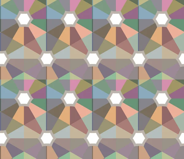 Nahtlose Geometrische Muster Illustration Hintergrund — Stockvektor