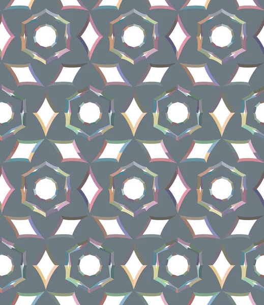 Tekrarlanan geometrik şekilli kusursuz desen, vektör illüstrasyonuName