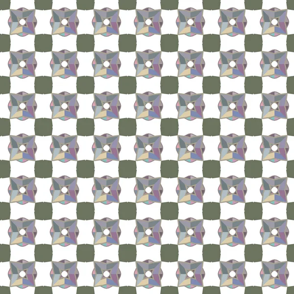 Nahtlose Geometrische Muster Illustration Hintergrund — Stockvektor