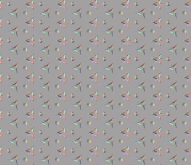 Soyut geometrik şekilli kusursuz desen