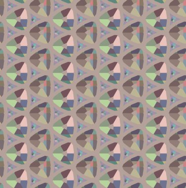 Soyut geometrik şekilli kusursuz desen