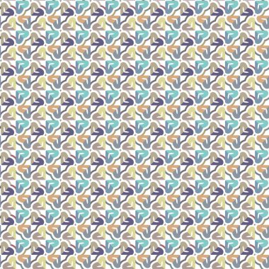 Soyut geometrik şekilli kusursuz desen