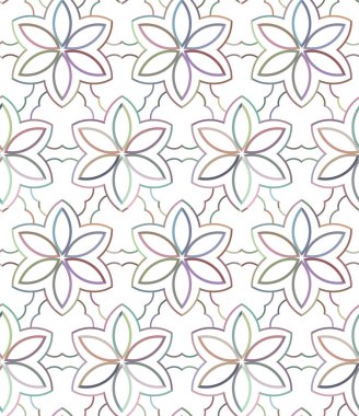 Kusursuz şablon, soyut duvar kağıdı, vektör illüstrasyonu        