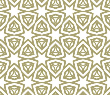 Tekrarlanan geometrik şekilli kusursuz desen, vektör illüstrasyonuName