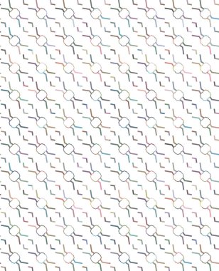 Tekrarlanan geometrik şekilli kusursuz desen, vektör illüstrasyonuName