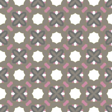 Tekrarlanan geometrik şekilli kusursuz desen, vektör illüstrasyonuName