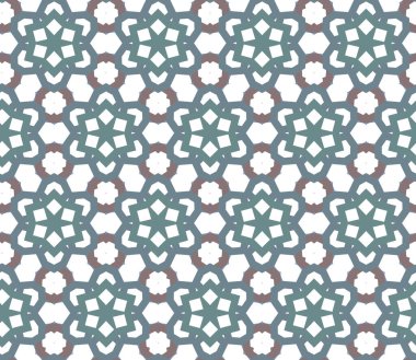 Soyut geometrik şekilli kusursuz desen 