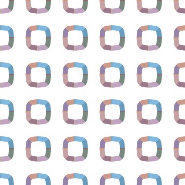 Soyut geometrik şekilli kusursuz desen