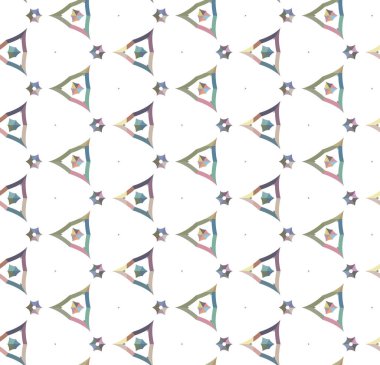Soyut geometrik şekilli kusursuz desen