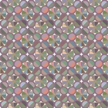 Modern geometrik vektör tasarımı, kusursuz desen çizimi