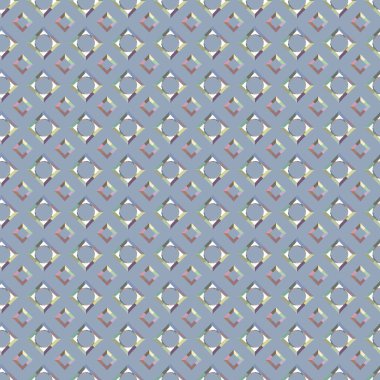 Soyut geometrik şekilli kusursuz desen