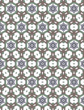 Soyut geometrik şekilli kusursuz desen