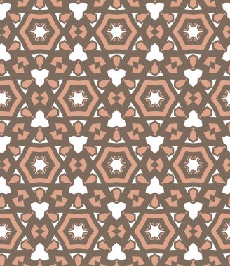 Soyut geometrik şekilli kusursuz desen