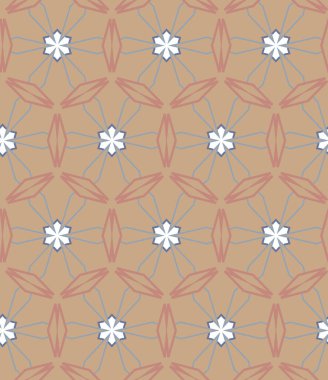 Tekrarlanan geometrik şekilli kusursuz desen, vektör illüstrasyonuName