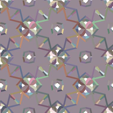 Kusursuz şablon, soyut duvar kağıdı, vektör illüstrasyonu 