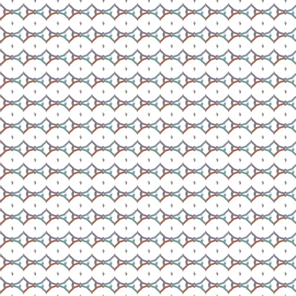 Patrón Sin Costura Con Formas Geométricas Repetidas Ilustración Vectorial — Vector de stock