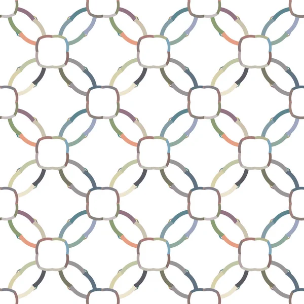 Tekrarlanan Geometrik Şekilli Kusursuz Desen Vektör Illüstrasyonuname — Stok Vektör