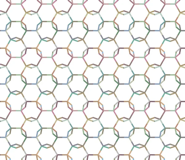 Nahtlose Geometrische Muster Illustration Hintergrund — Stockvektor