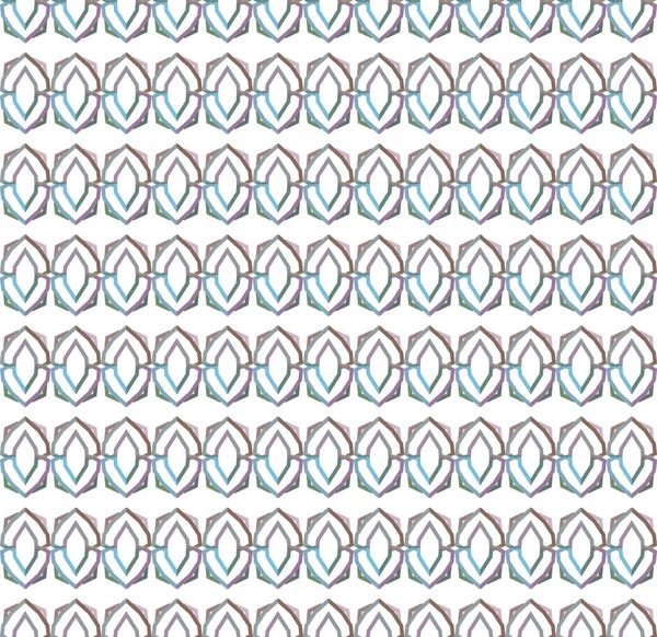 Naadloos Patroon Met Abstracte Geometrische Vormen — Stockvector