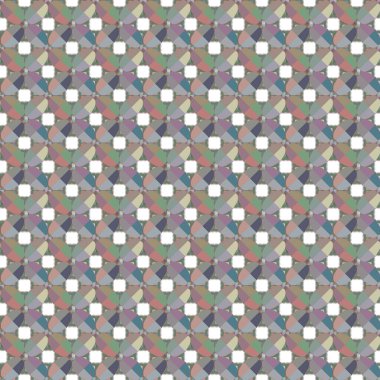 Modern geometrik vektör tasarımı, kusursuz desen çizimi