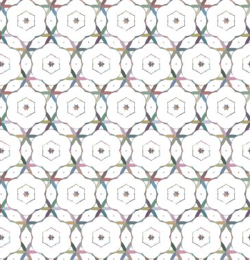 Tekrarlanan geometrik şekilli kusursuz desen, vektör illüstrasyonuName