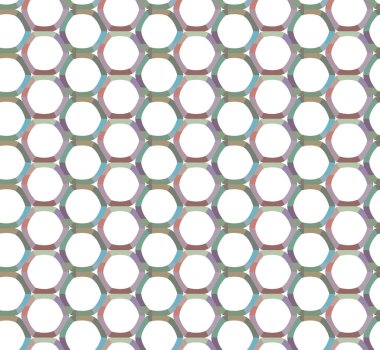 Soyut geometrik şekilli kusursuz desen