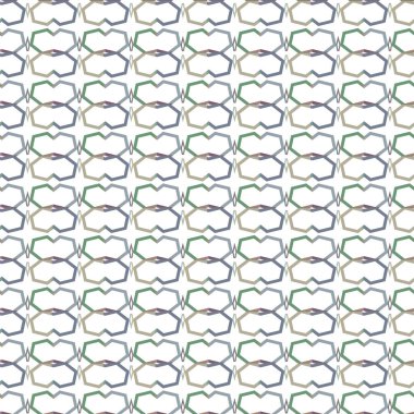 Modern geometrik vektör tasarımı, kusursuz desen çizimi