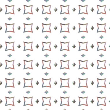 Soyut geometrik şekilli kusursuz desen