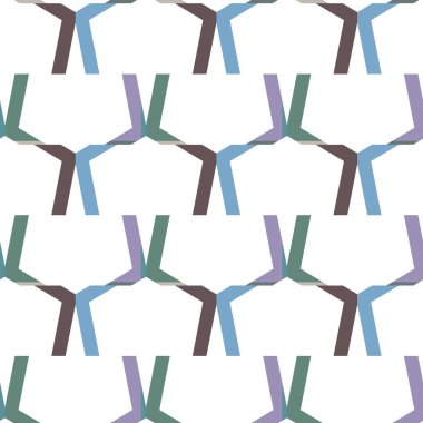 Kusursuz şablon, soyut duvar kağıdı, vektör illüstrasyonu        
