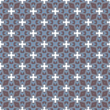 Soyut geometrik şekilli kusursuz desen