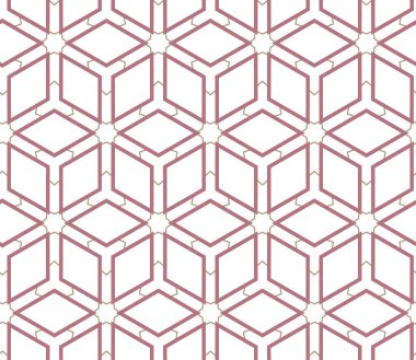 Modern geometrik vektör tasarımı, kusursuz desen çizimi