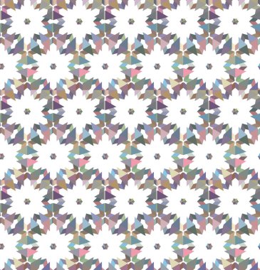 Kusursuz şablon, soyut duvar kağıdı, vektör illüstrasyonu        